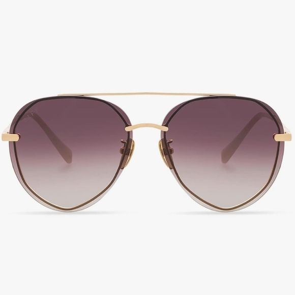 Diff Eyewear Accessories - DIFF Lenox Aviator Sunglasses